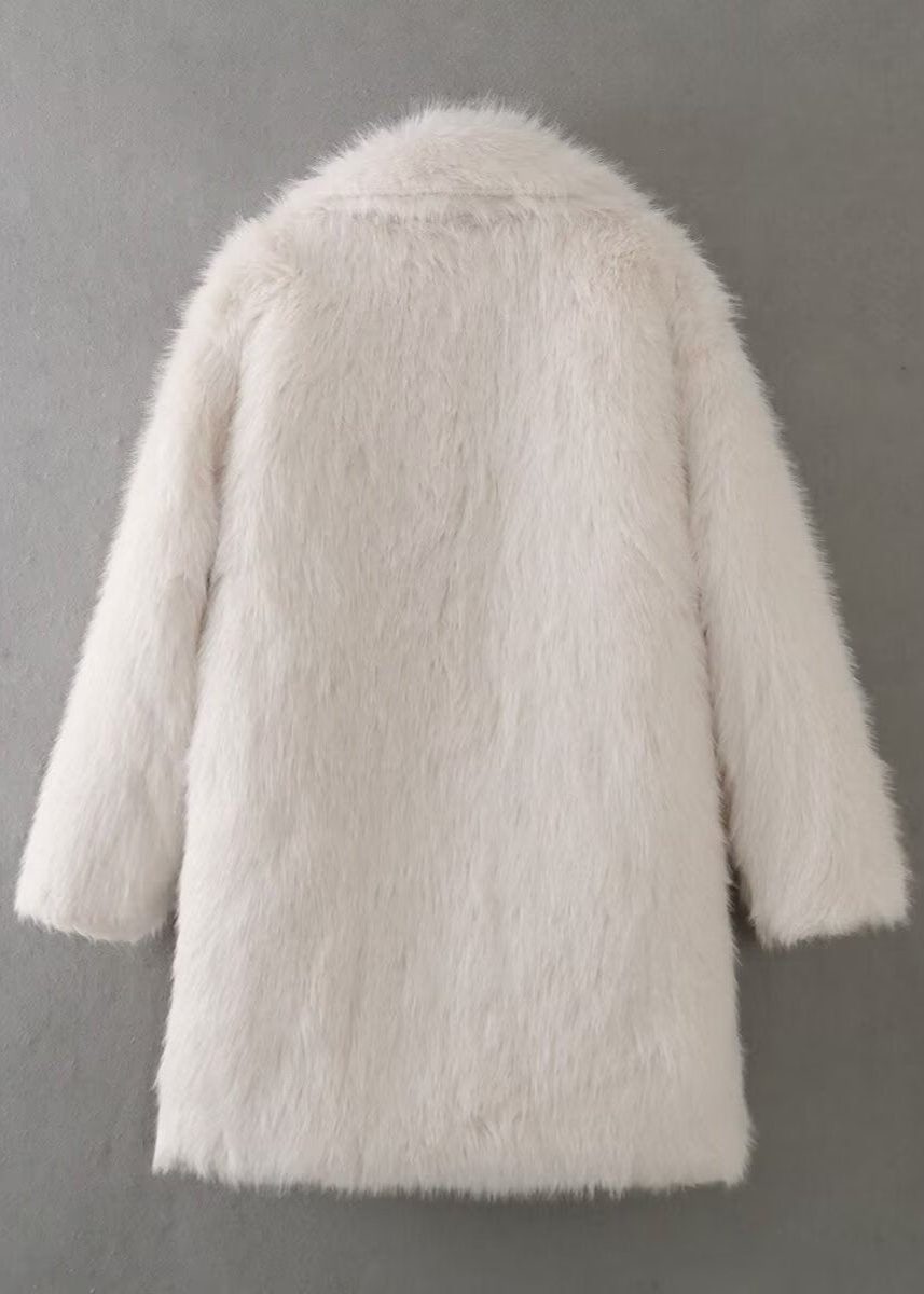 Manteau D'Hiver Oversize en Fausse Fourrure pour Femme - View 4