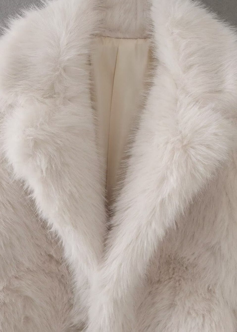 Manteau D'Hiver Oversize en Fausse Fourrure pour Femme - View 5