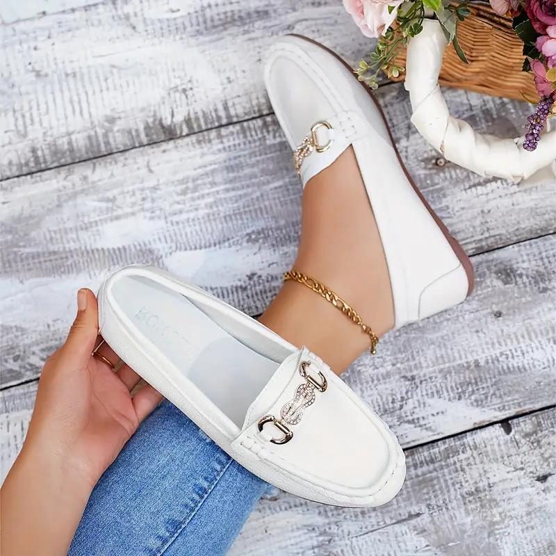 Mocassins à Chaîne Dorée pour Femme - View 5