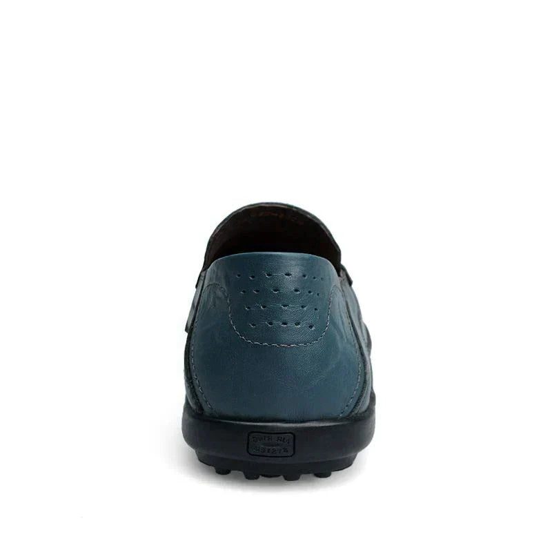 Mocassins en Cuir à Couture Visible pour Homme - View 3