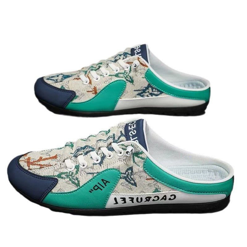 Mules Aérées à Détails Tissés pour Femme - View 3