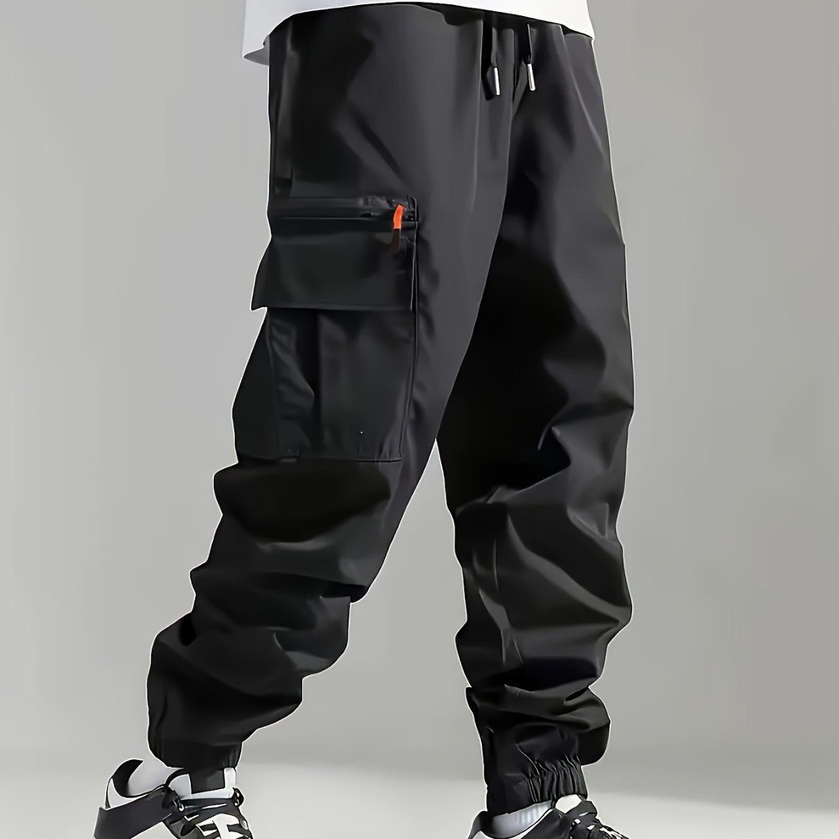 Pantalon Cargo Large avec Poches pour Homme - View 5