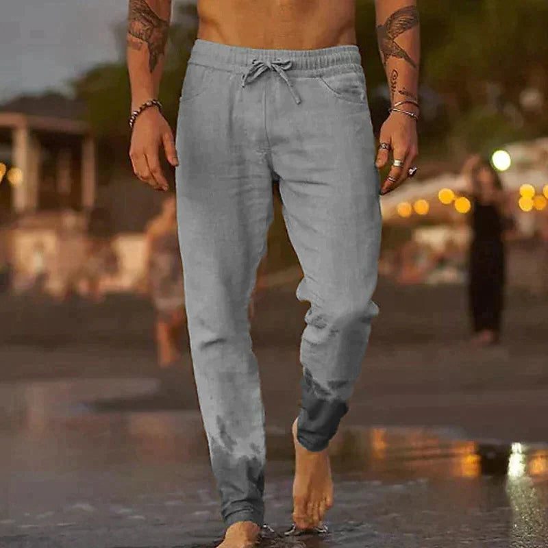 Pantalon de Jogging Droit pour Homme - Gris