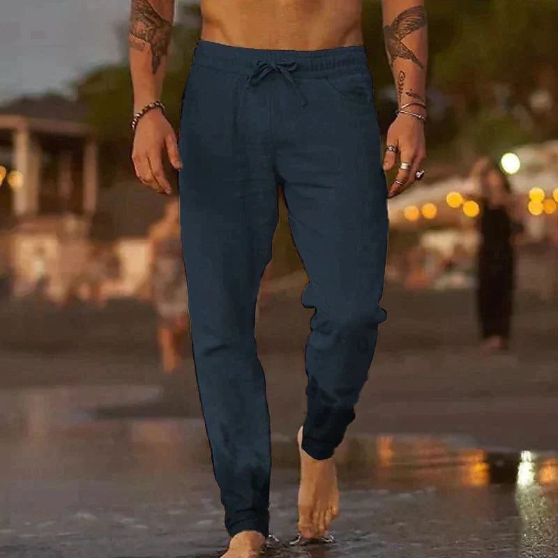 Pantalon de Jogging Droit pour Homme - Bleu marine