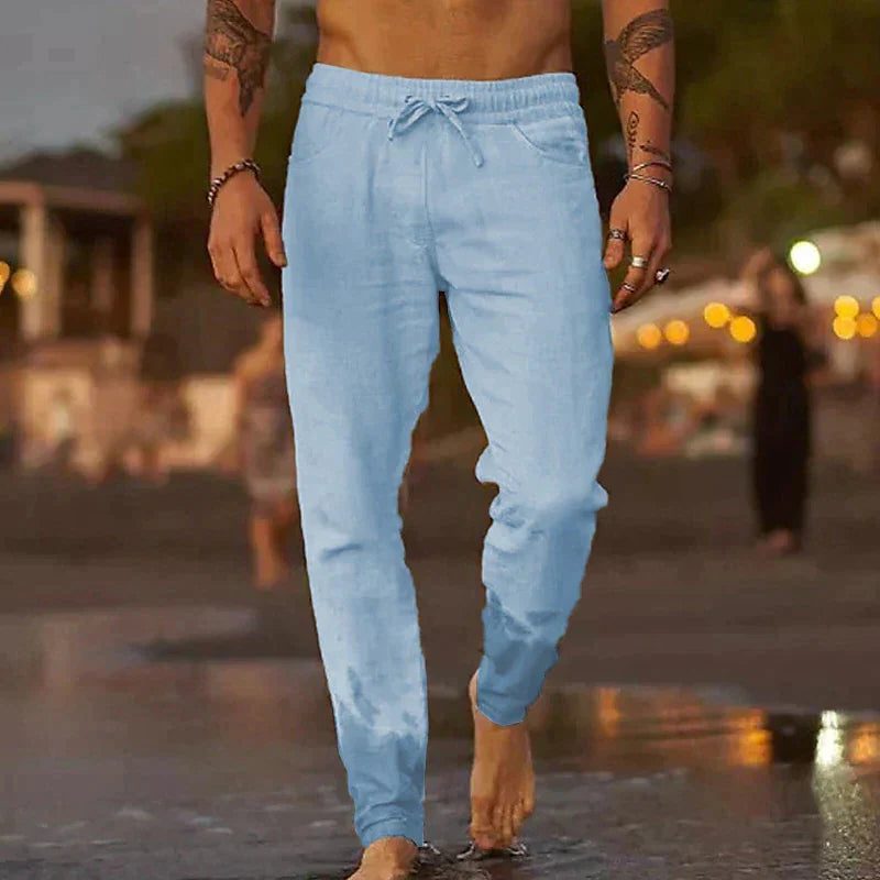 Pantalon de Jogging Droit pour Homme - Bleu clair