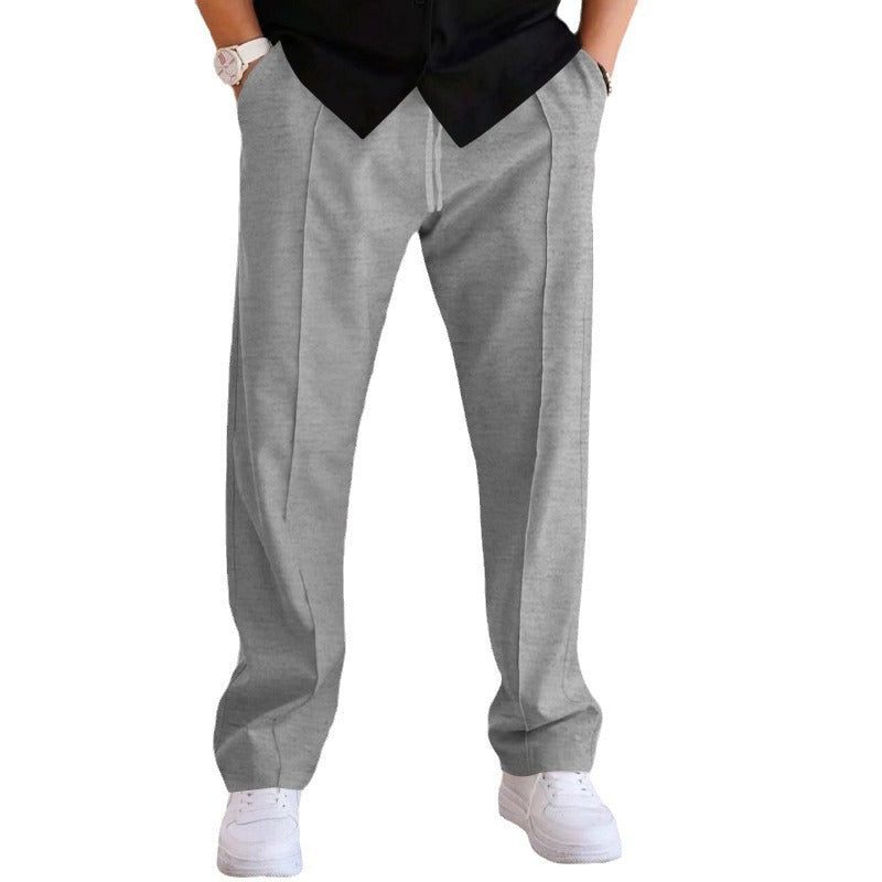 Pantalon Droit à Plis Classiques pour Homme - View 10