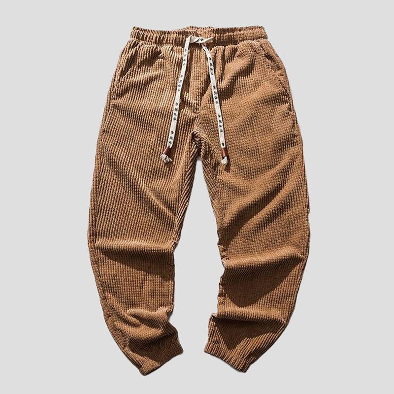 Pantalon en Velours Côtelé Ample pour Homme
