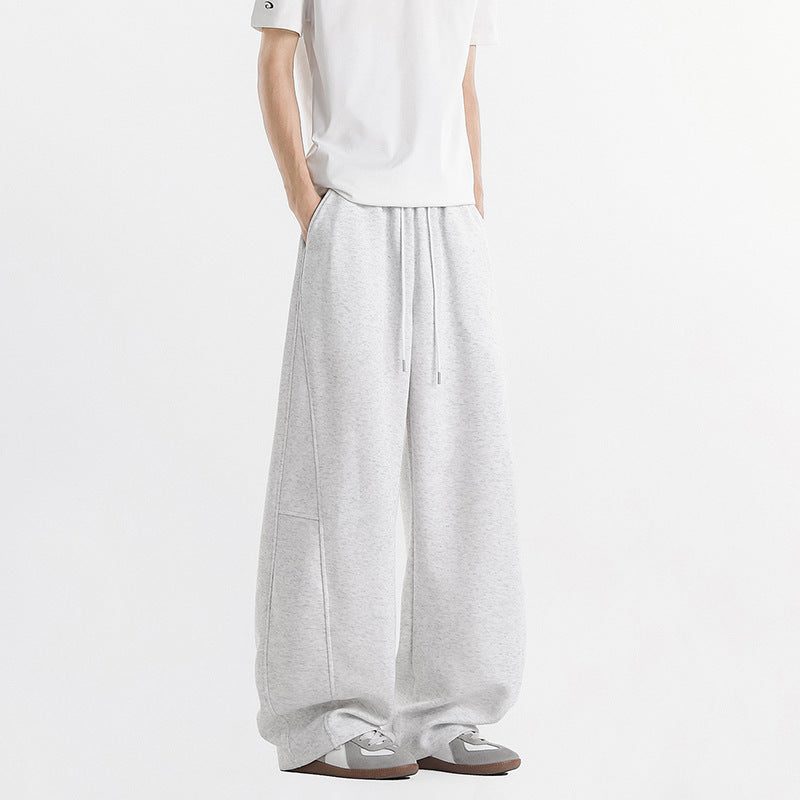 Pantalon Large en Coton avec Poches pour Homme