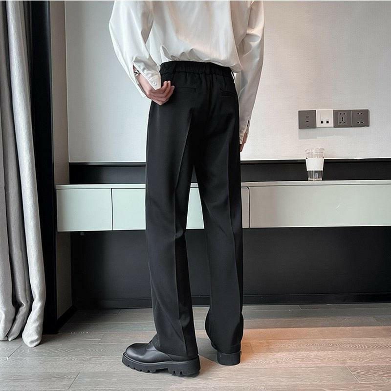 Pantalon Large Taille Haute Boutonné pour Homme - View 3