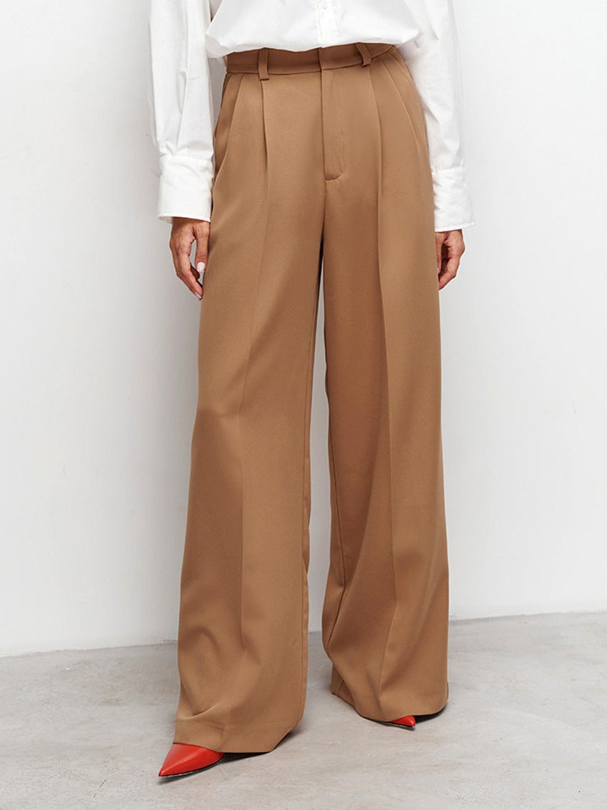 Pantalon Large Taille Haute pour Femme - View 5