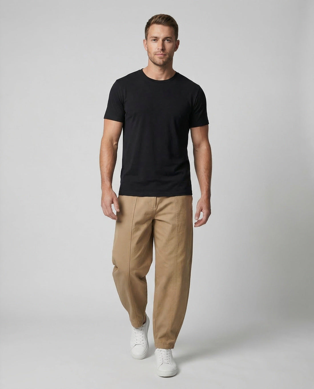 Pantalon Twill Large Droit pour Homme