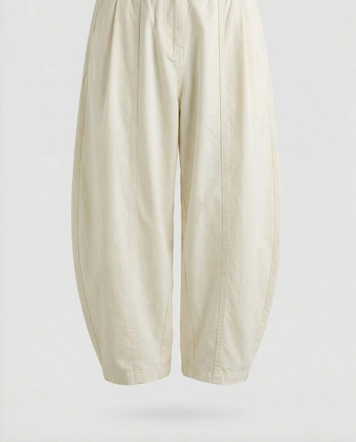 Pantalon Twill Large Droit pour Homme - Blanc
