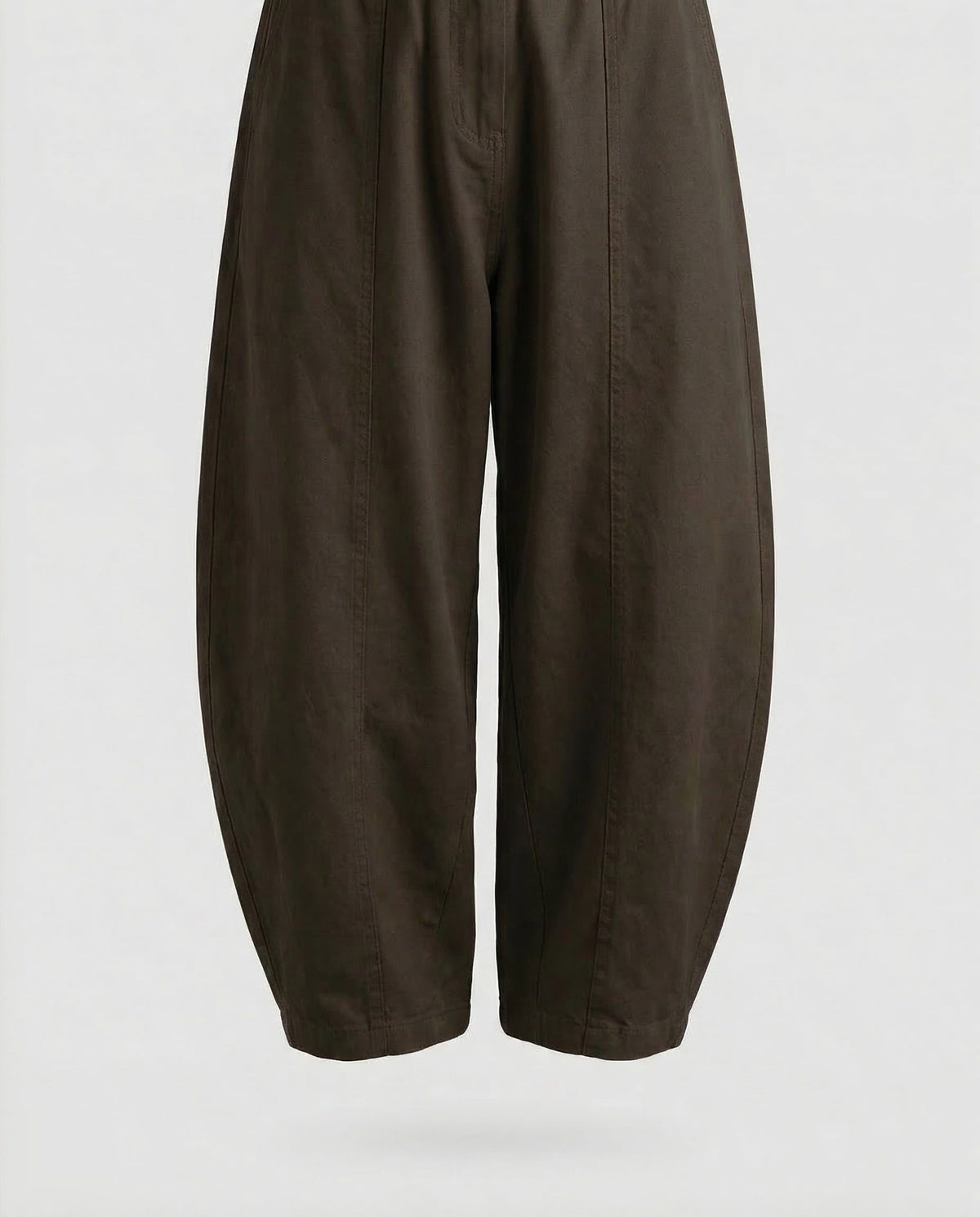 Pantalon Twill Large Droit pour Homme - Marron