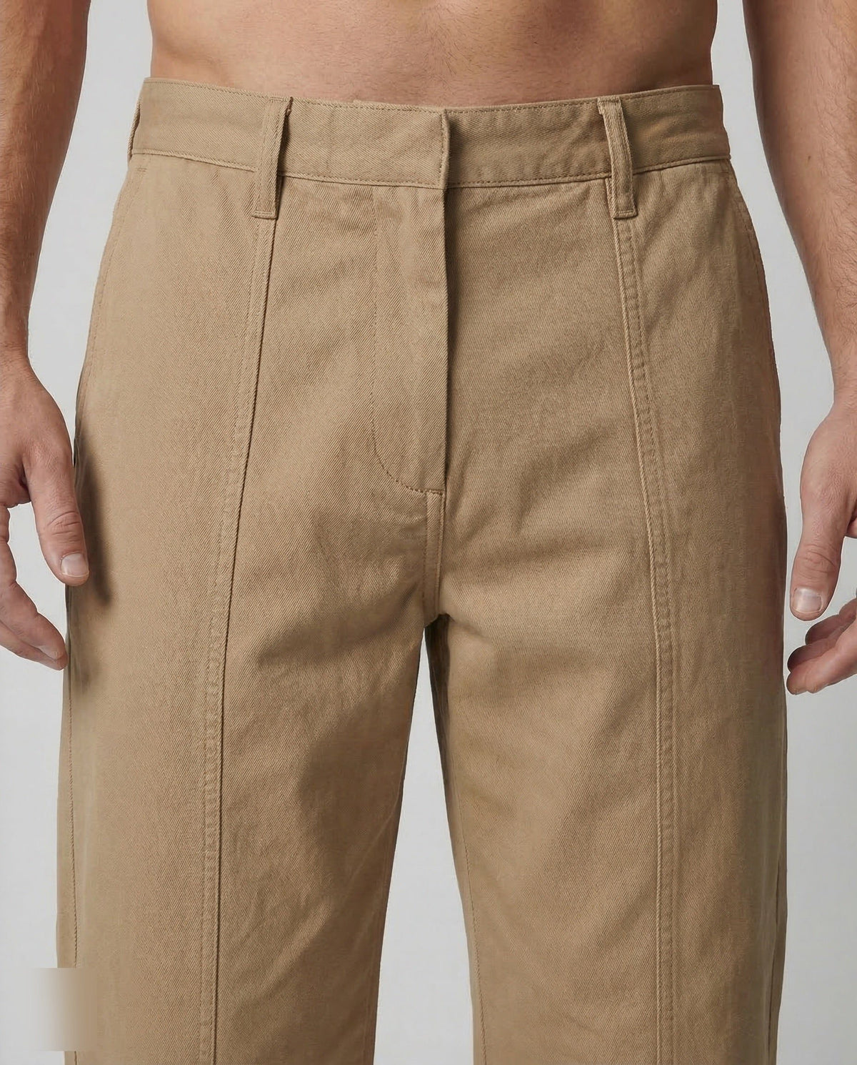 Pantalon Twill Large Droit pour Homme - View 3