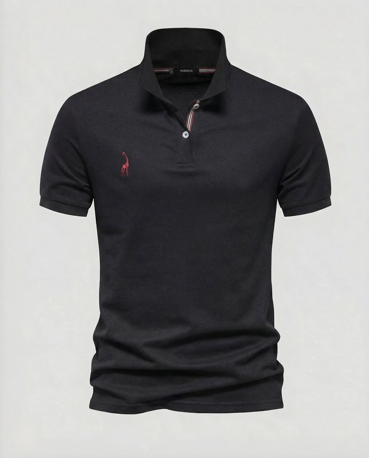 Polo Coupe Classique à Manches Courtes pour Homme - Noir