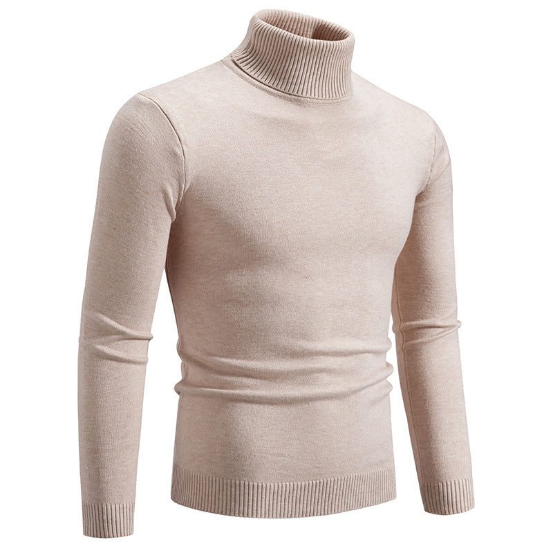 Pull Col Montant en Coton pour Homme