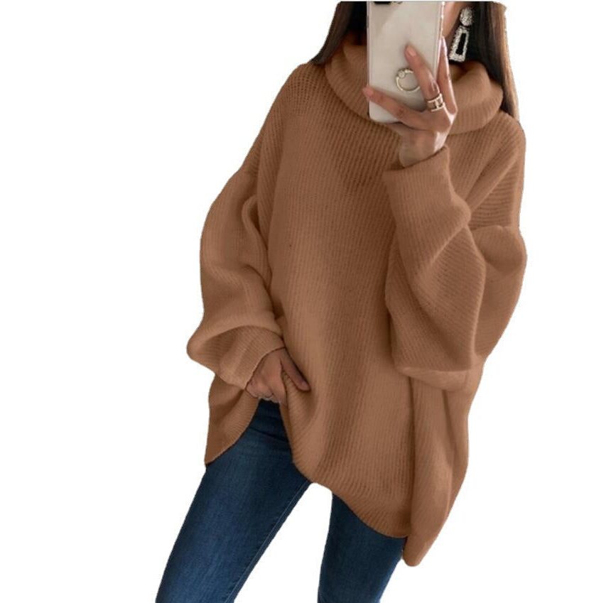Pull à Col Montant Oversize pour Femme - View 3