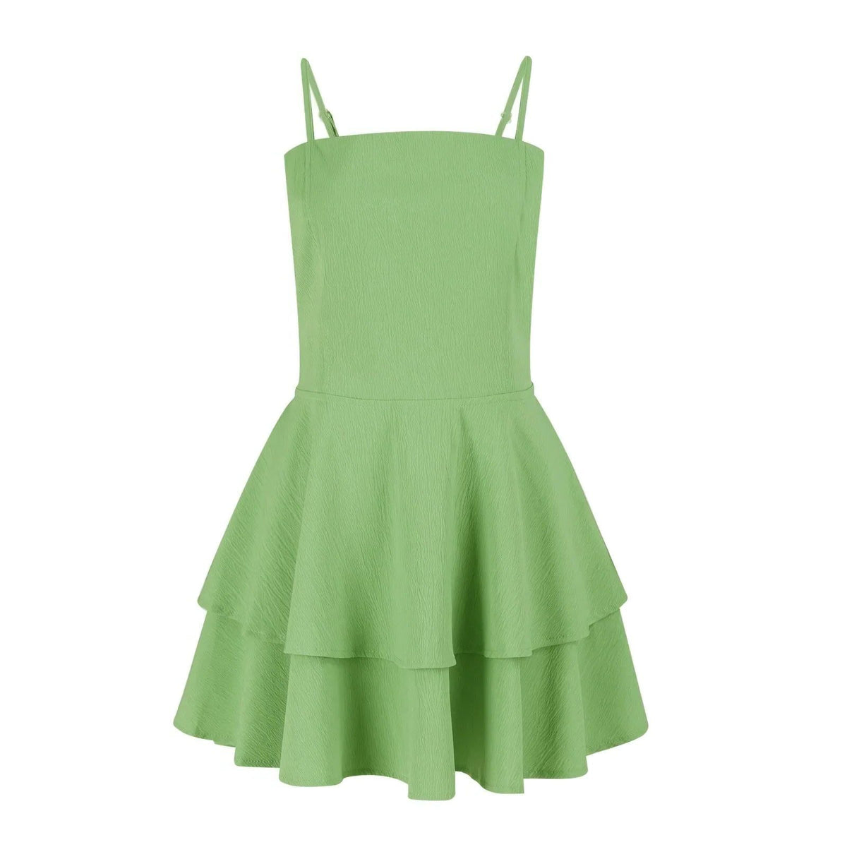Robe de Cocktail Évasée avec Volants pour Femme - View 4