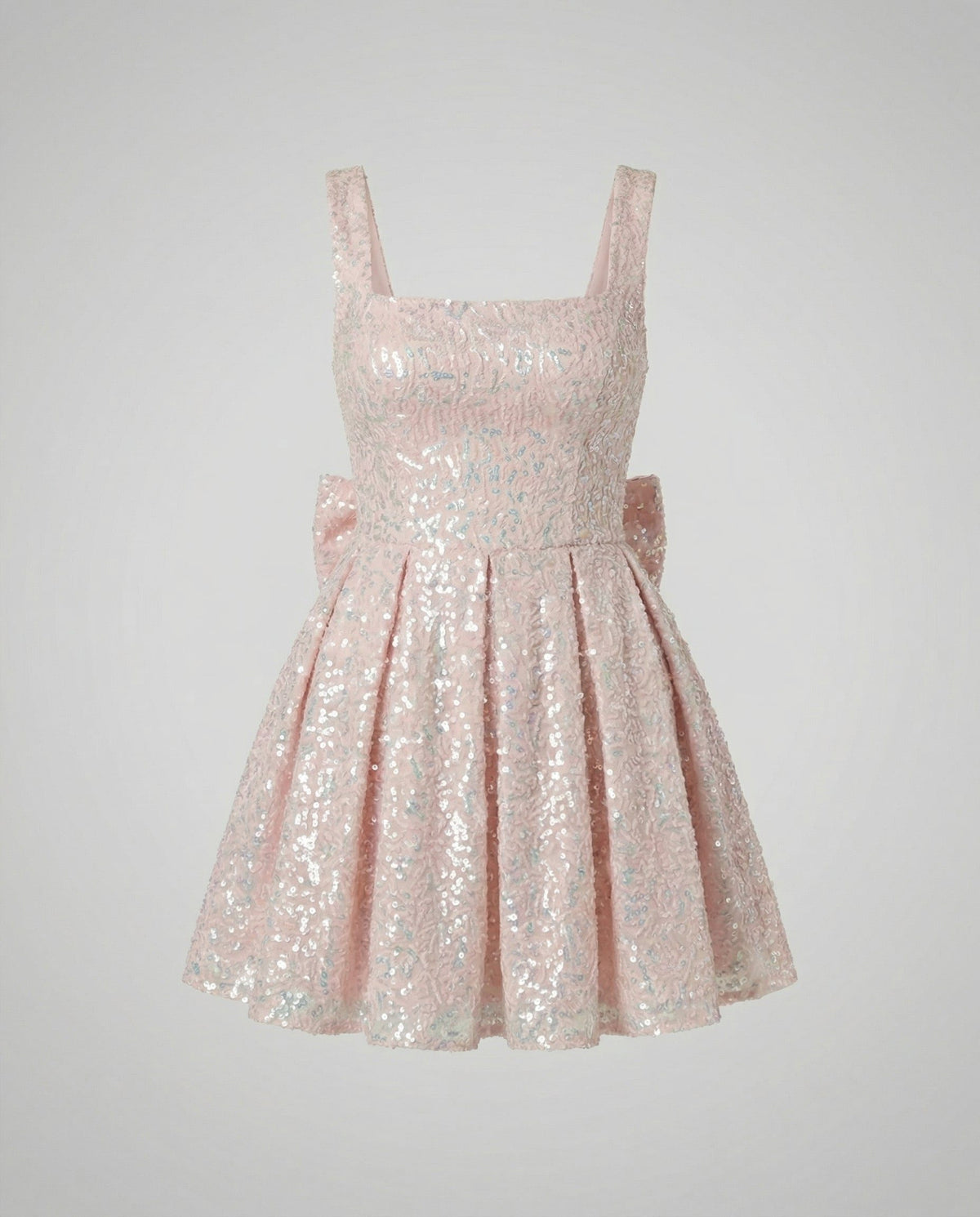 Robe de Cocktail Évasée sans Manches pour Femme - View 3