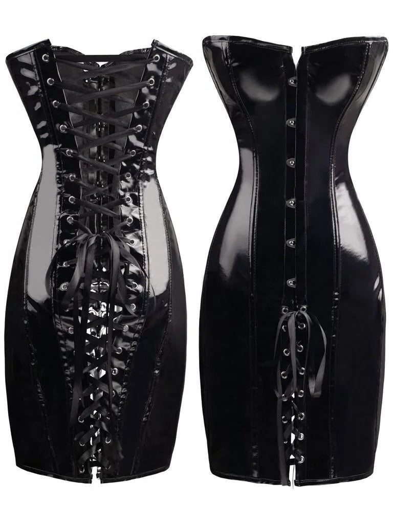 Robe de Soirée sans Manches Lacée pour Femme