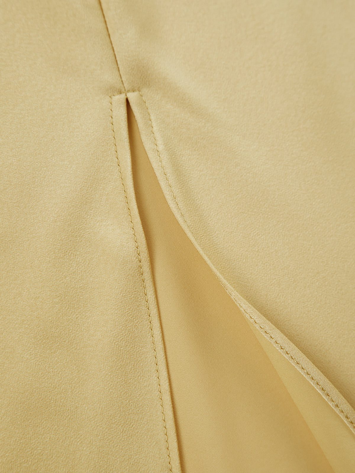 Robe Longue en Satin Dos Nu pour Femme - View 6