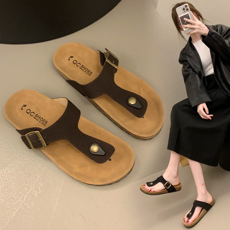 Sandales à Bout Ouvert avec Talon Bloc pour Femme