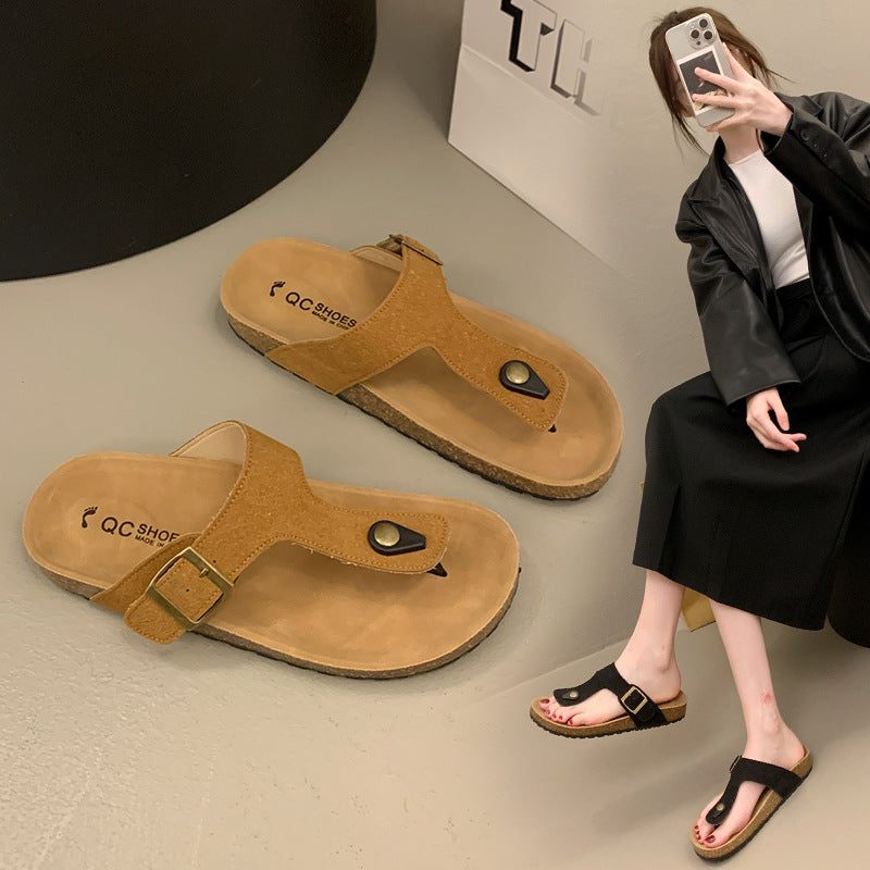 Sandales à Bout Ouvert avec Talon Bloc pour Femme