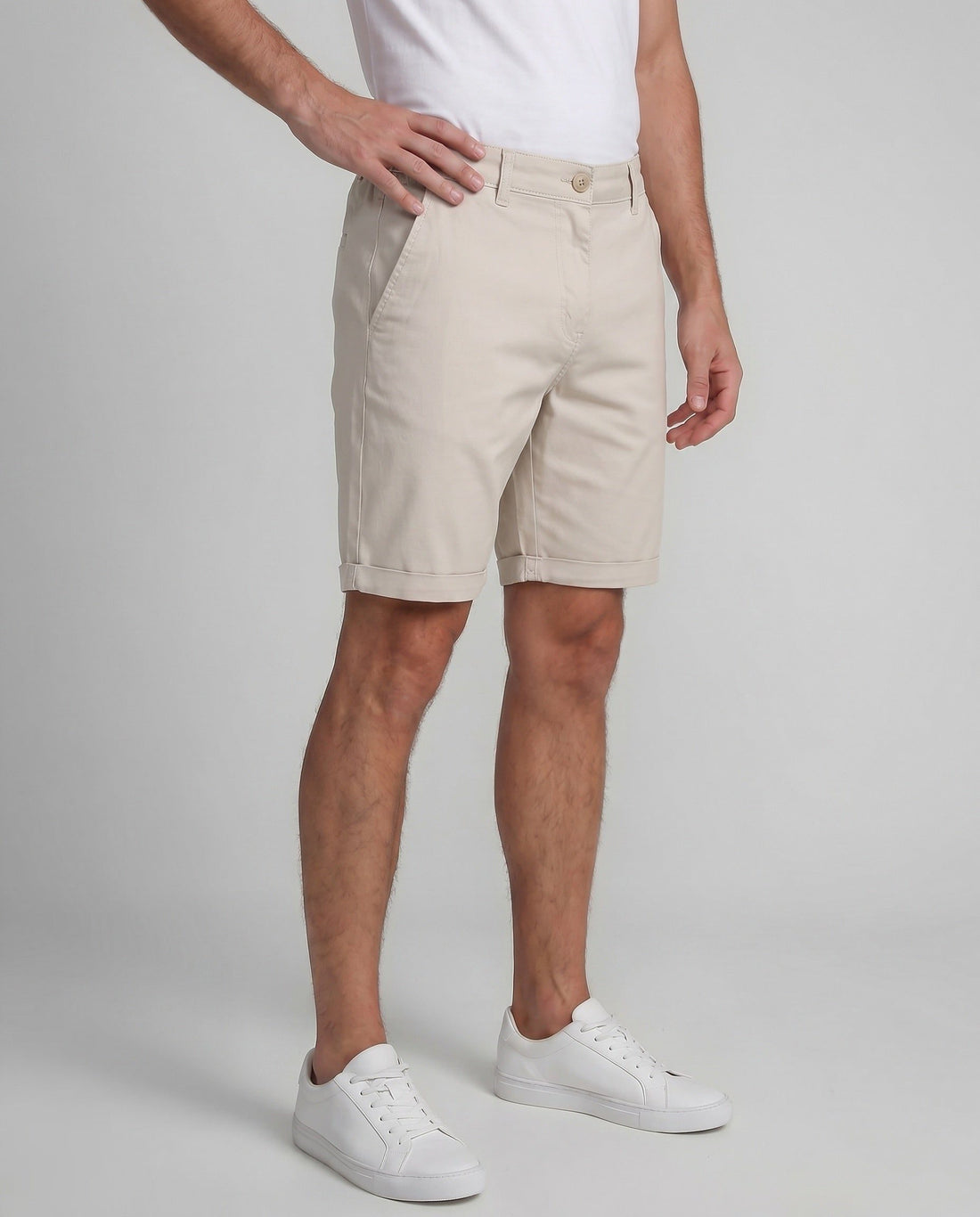 Short Chino à Revers pour Homme