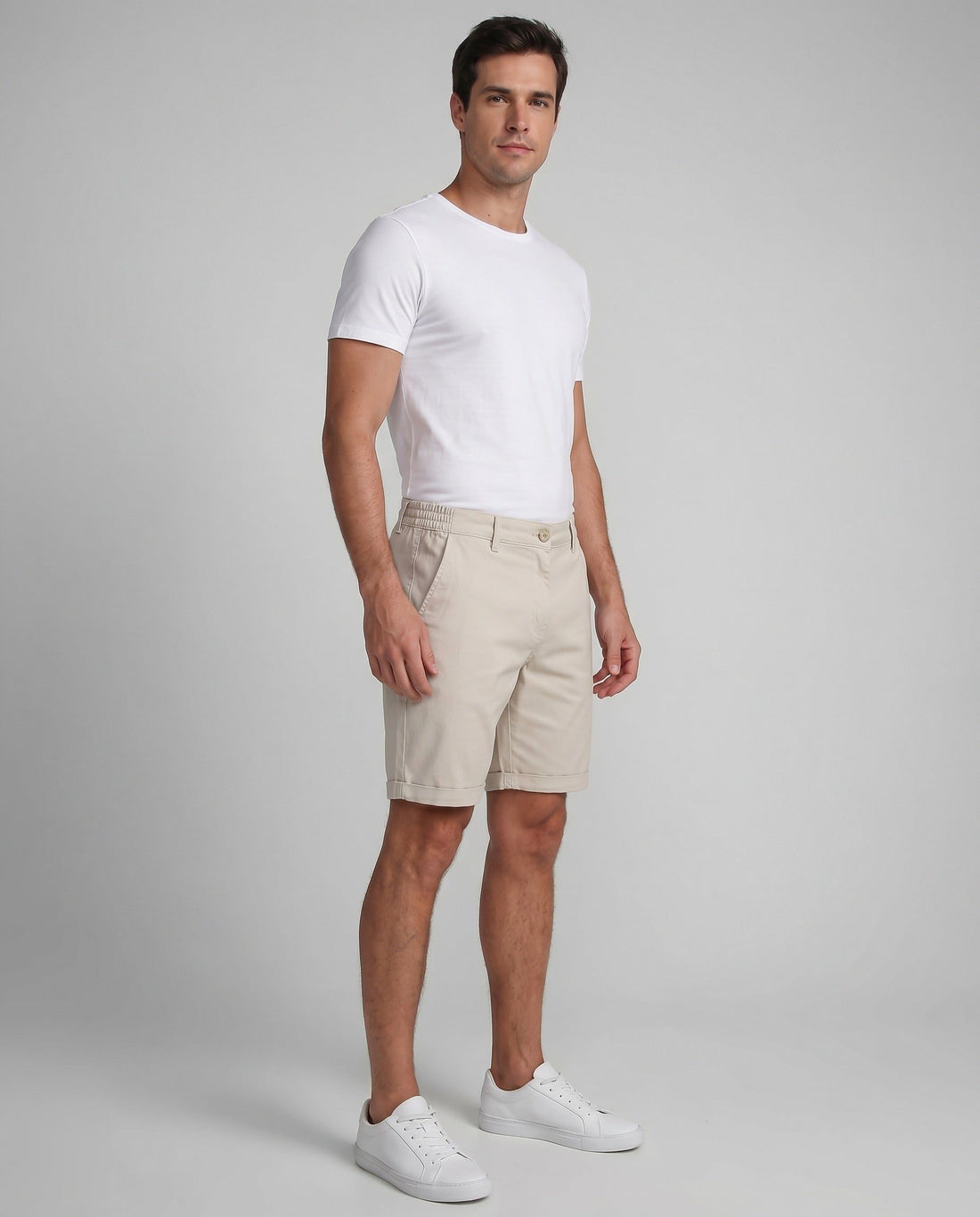 Short Chino à Revers pour Homme
