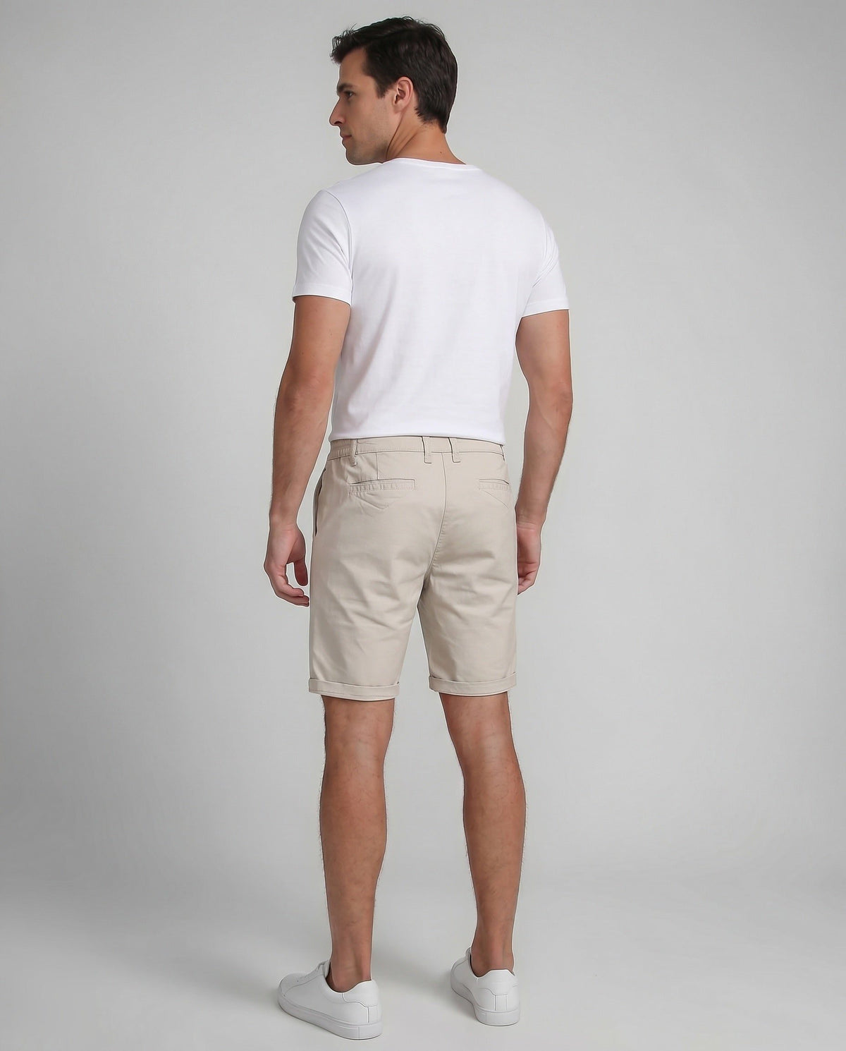 Short Chino à Revers pour Homme - View 4