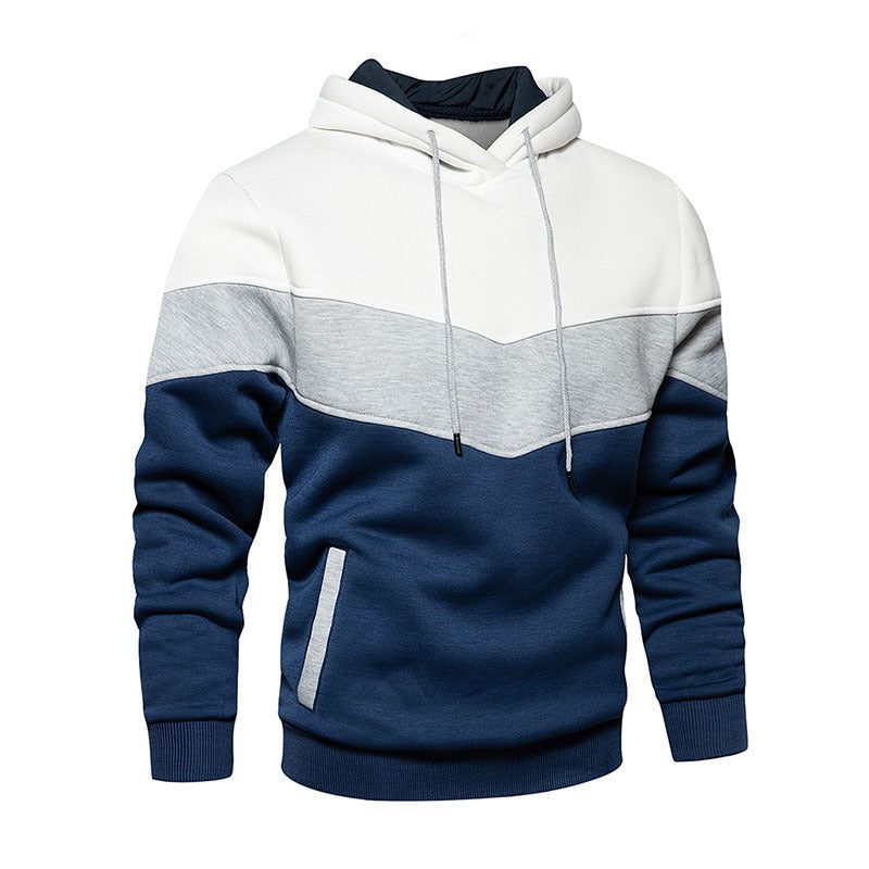 Sweat à Capuche Blocs de Couleur pour Homme - View 5