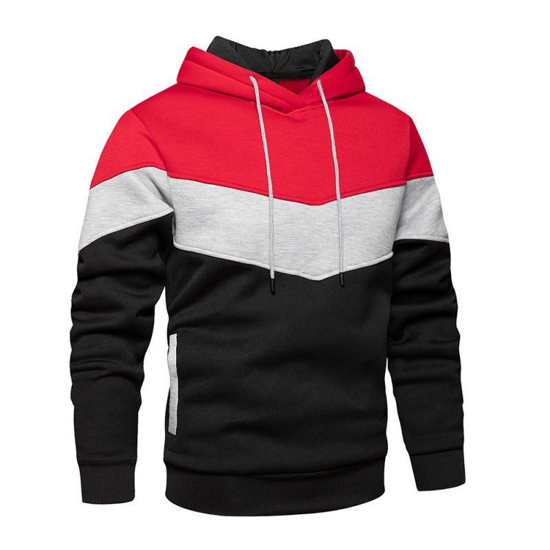 Sweat à Capuche Blocs de Couleur pour Homme - View 3