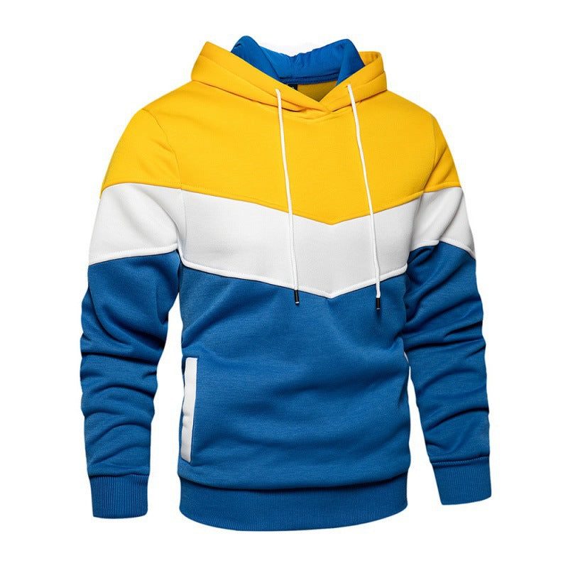 Sweat à Capuche Blocs de Couleur pour Homme - View 4