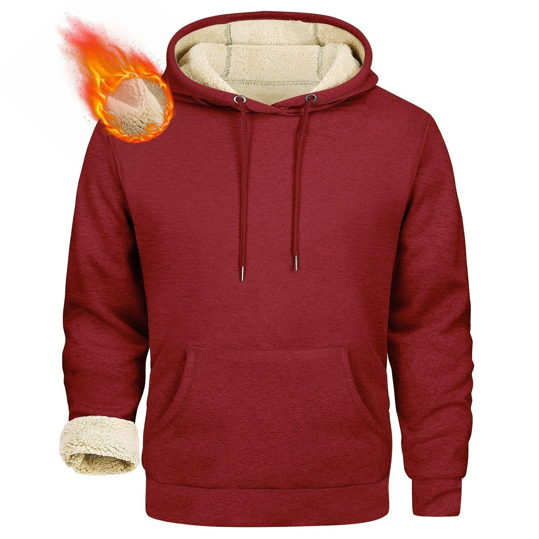 Sweat à Capuche Doublé Polaire pour Homme