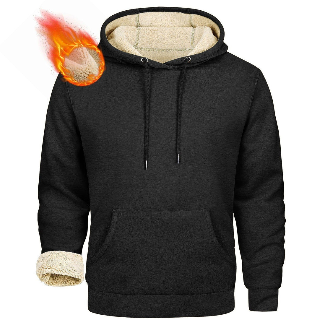 Sweat à Capuche Doublé Polaire pour Homme
