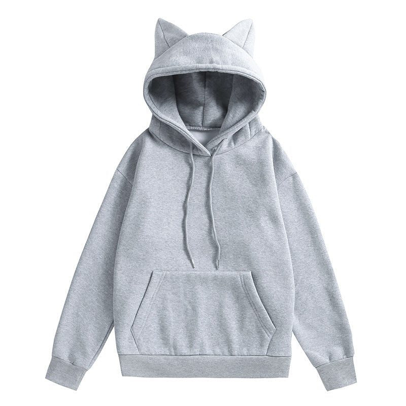 Sweat à Capuche Oreilles de Chat pour Femme - View 5
