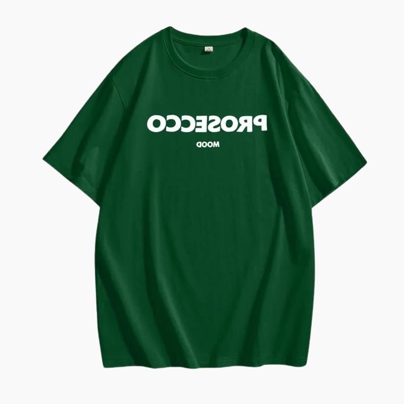 T-shirt Oversize Prosecco pour Femme - Vert
