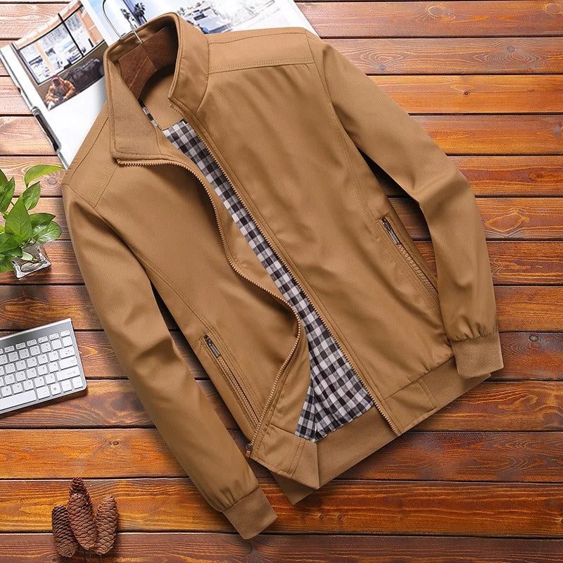 Veste Casual avec Col Montant pour Homme