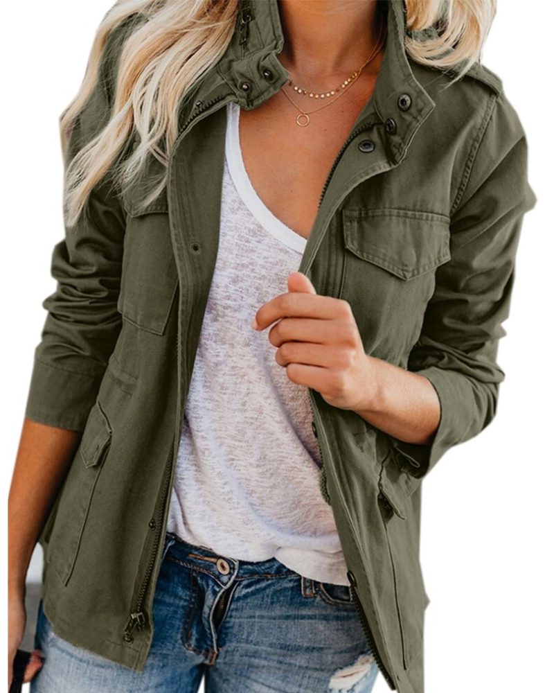 Veste Chemise à Manches Longues pour Femme