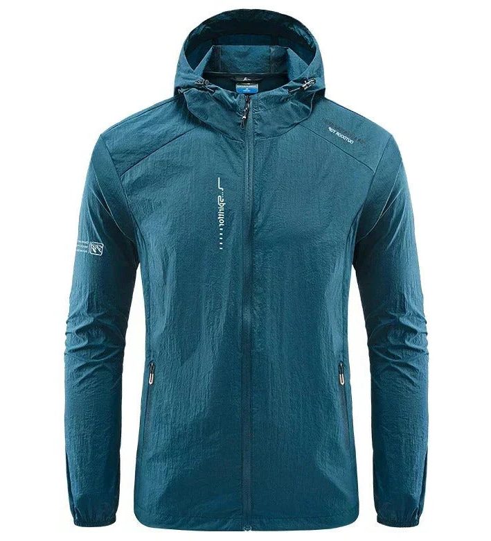 Veste Coupe-Vent avec Capuche pour Homme