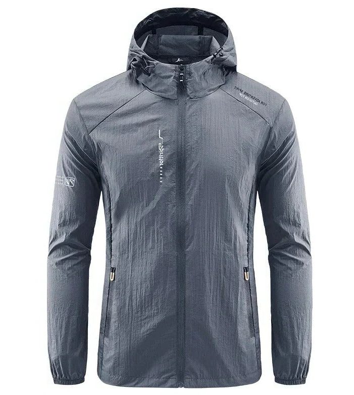 Veste Coupe-Vent avec Capuche pour Homme