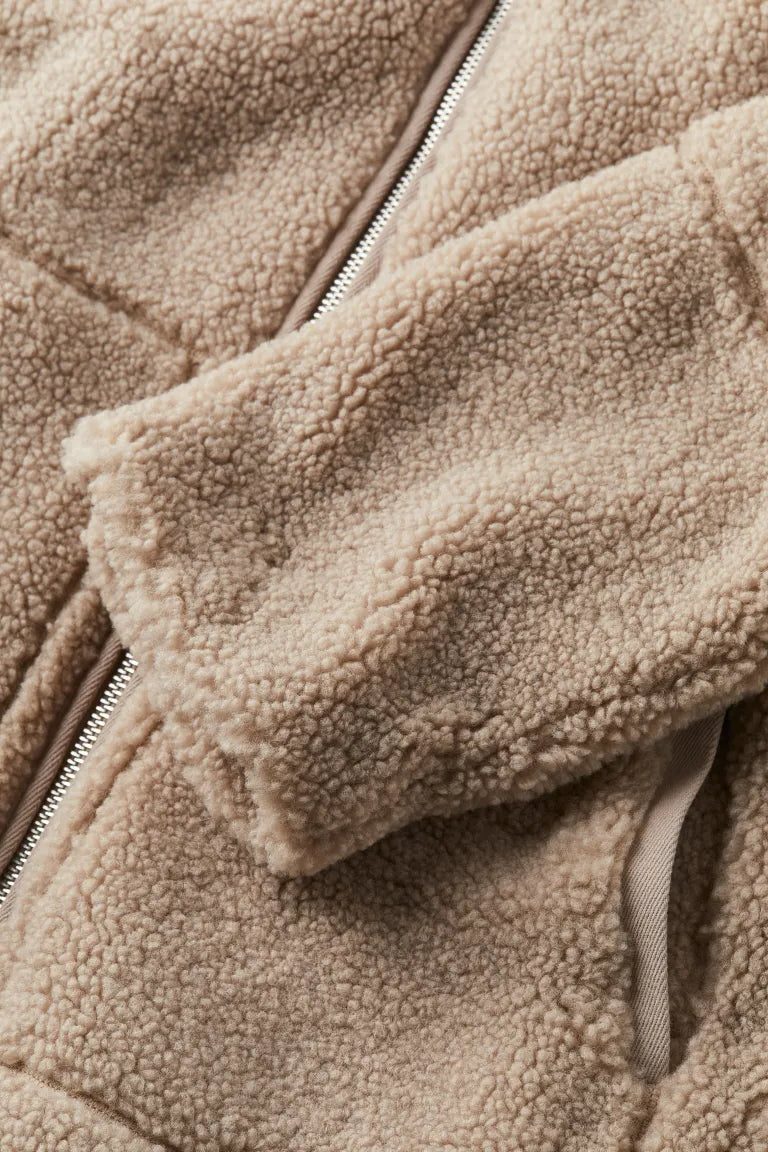 Veste Polaire Oversize avec Fermeture Éclair pour Femme - View 3