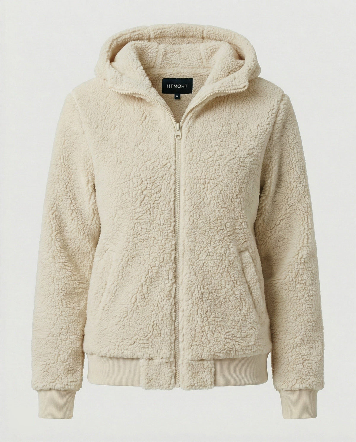 Veste Polaire Zippée pour Femme - Beige