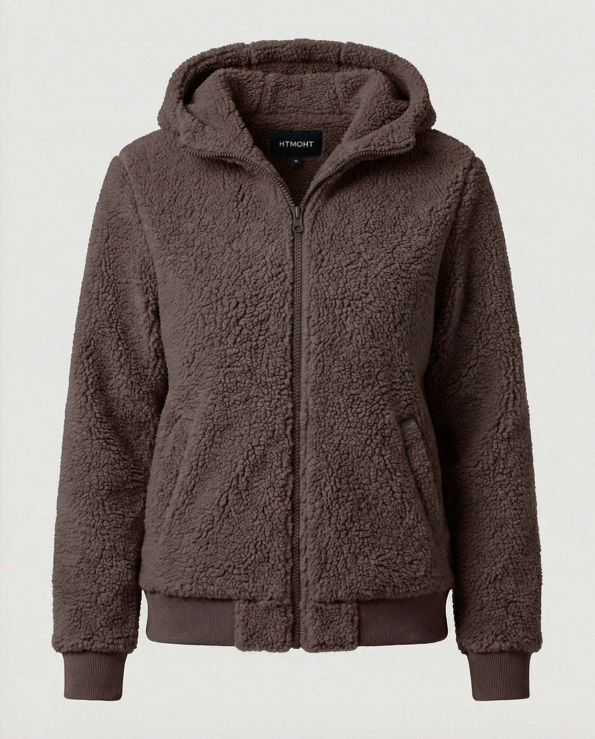 Veste Polaire Zippée pour Femme - Marron