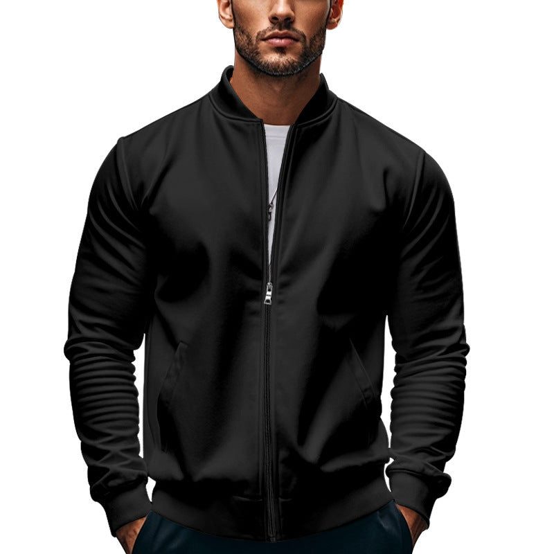 Veste Zippée avec Poches pour Homme - Noir