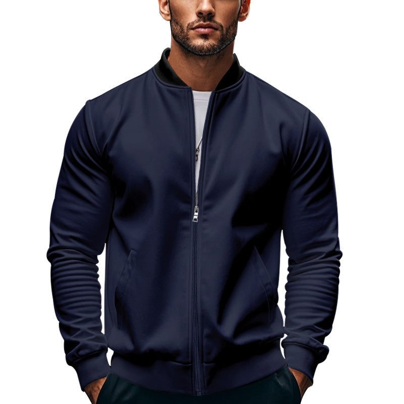 Veste Zippée avec Poches pour Homme - Bleu marine